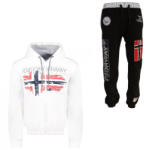 Geographical Norway set pentru bărbați GRUSTY / MYER MEN Alb XL