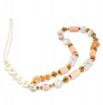Guess medál Gustbohp Phone Strap barna-rózsaszín/brown-pink Beads Bohemi