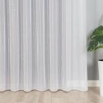 Markizeta Ólomfüggöny 305cm magas, fehér, bézs, ezüstszállal (019789/OLO/004/000305/1)