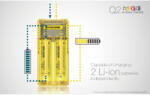 NITECORE Q2 Încărcător Rapid Cu 2 Canale 2A Pentru IMR Li-Ion NK472-YE Incarcatoare baterii Culoare Galben (NK472-YE) Incarcator baterii