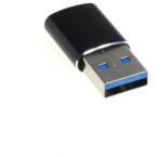 OTB Adaptor OTB Slim compatibil cu USB-A 3.0 mascul la USB Tip-C (USB-C) femelă - Negru ONR004 Adaptoare USB (ONR004)
