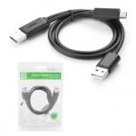 UGREEN USB 2.0 A male ×2 to Mini 5pin Male Cable UG081 Cabluri USB la Mini USB Lungime 1 Metru (UG081)