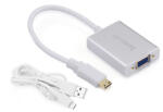 UGREEN Convertor HDMI la VGA cu 3.5mm Audio și Micro USB UG104 Adaptoare HDMI Culoare Argint (UG104)