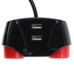 OTB 10A HUB Priza Auto cu 4 porturi USB si 2 Prize Auto ON6277 Încărcătoare auto (ON6277)