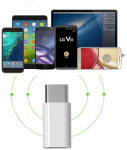 OTB Adaptor Micro USB Mama la USB Type C Tata AL223 Adaptoare USB Culoare Alb (AL223)