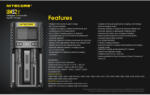 NITECORE Incarcator de baterie USB Nitecore UMS2 NK491 Incarcatoare baterii (NK491) Incarcator baterii