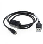OTB Cablu de încărcare Micro-USB 2.5A cu comutator integrat 1M ON4899 Cabluri USB la Micro USB (ON4899)