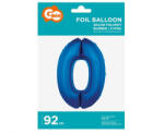 GoDan Balon folie sub forma de cifra, culoare albastra 92 cm GD624-0 Baloane folie Tip Cifra 0 (GD624-0)