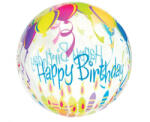 GoDan Balon transparent cu imprimeu multicolor 46 cm GD692 Baloane folie (GD692)