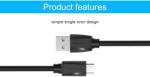 Vention Cablu de date USB 2.0 la USB de tip C - Negru V020-B1 Cabluri USB la USB C Lungime 1 Metru (V020-B1)