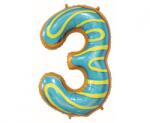 GoDan Balon folie aniversare forma de cifra 78 cm GD008-3 Baloane folie Tip Model 3 (GD008-3)