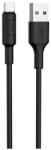 hoco. Soarer X25 cablu de date USB la Type-C H100155 Cabluri USB la USB C Lungime 1 Metru Culoare Negru (H100155)