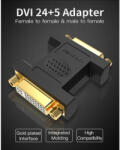 Vention Adaptor Convertor VENTION DVI (24 + 5) Male la DVI Female V093 Adaptoare DVI și DisplayPort (V093)