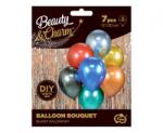 GoDan Set 7 baloane, culori asortate, metalice, 30 cm GD122 Arcade si seturi de baloane (GD122)