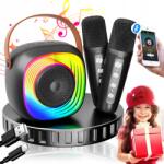  Karaoke Szett 2 Mikrofon Vezeték Nélküli Hangszóró Ajándék Gyerekeknek (10073187)