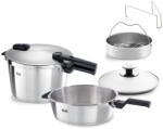 Fissler Vitaquick Premium Oale sub Presiune Set Quattro 8lt și 4lt (602-810-11-090/0)