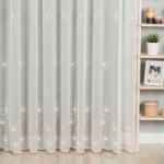  Függöny Hímzett Hosszú Nappali Erkély 280cm krémszínű, bézs cérnával (56355)