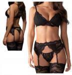 Obsessive 3 részes szett 810-SEG-1 fekete S/m (7064135)