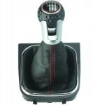 Pro-Tec Protec Váltókar gumiharanggal Vw Golf V Plus 2003-2008 6 sebességes piros