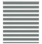 VidaXL Zebra roló, sötétszürke, szövetszélesség 125, 9cm, poliészter (4014111)