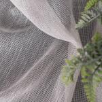  Függöny Háló Bukle Ólom Dalida 300cm pasztell fehér (Firanka metrażowa)