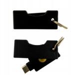 3D Forge YubiKey 5C Nfc Usb-c tok 3D nyomtatással, karbonszálas, prémium védelem (YUBI_BLACK_CF)