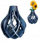 3D Forge Váza Lego Icons Botanical virágokhoz és füvekhez, Kobaltkék Aeria (AERIA)