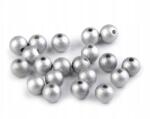  Shine Effect Gyöngyök Ezüst 8MM 10DB