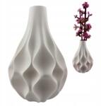 3D Forge Aeon Fehér virágváza, Lego Icons Botanicals, szárított kompozíciók (3DF-AEON-WHITE)