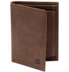 Serasar Serasar, Férfi bőr pénztárca [Vintage] Rfid védelemmel, barna (Vintage)