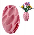 3D Forge Virida Rózsaszín virágváza, Lego Icons Botanicals, szárított kompozíciók (VIRIDA_SP)