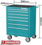 TOTAL Banc mobil Total pentru scule GOL cu 7 sertare 680 x 458 x 802mm (THRC02071P) Trusa unelte