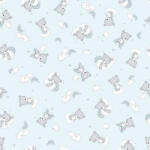 NiKiD's Infantilo NiKiDs flanel pelenka - Macik felhőben