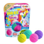 Inkee Craze Inkee vegán fürdőgolyó csomag - Galupy unikornis rágogumi aromával, 4 db-os