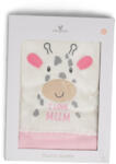 Cangaroo Moni MUM Zsiráfos takaró 90*100cm PINK/rózsa
