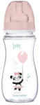 Canpol babies széles anti-colic cumisüveg 300 ml PP EasyStart Exotic pink