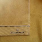 Billerbeck rizskötésű törölköző, Sárga, 50x100 cm