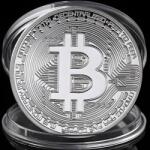 HARAHU Монета Bitcoin - Сребърна KP3143