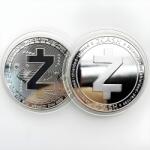 HARAHU Монета Zcash - Сребърна KP13395