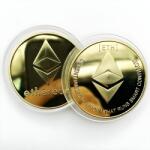HARAHU Монета Ethereum - Златна KP13409