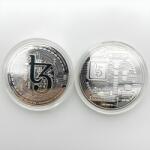 HARAHU Монета Tezos - Сребърна KP13448