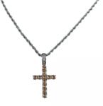 HARAHU Колие zc-22771 - Сребристо / Светло Кафяво kp22771