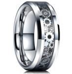 HARAHU Пръстен WH-32081 - Сребърен / 52mm KP32081