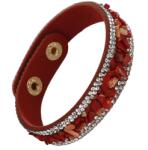 HARAHU Гривна Retro Stone - Червена KP29623