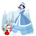 Eosette Sticker educativ - Zana Iarna - 125x125 cm