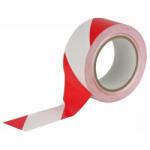 Eosette Banda adeziva marcare, PVC alb rosu, 50mm x 66m