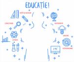 Eosette Fundal fotografic din autocolant - Panou Educatie