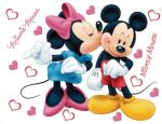 AG Sticker Mickey Mouse si Minnie - 65x85cm - DK882