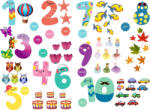 Eosette Sticker educativ, Numere si Grupe de Elemente, 2 planse de 60x90 cm