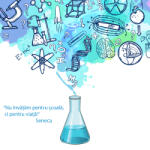 Eosette Sticker decorativ scoli, Sticla Chimie - 125x125 cm